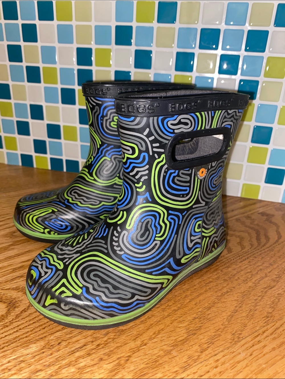 Bogs Infant / Kids Rainboots Spring Cloud Size 8